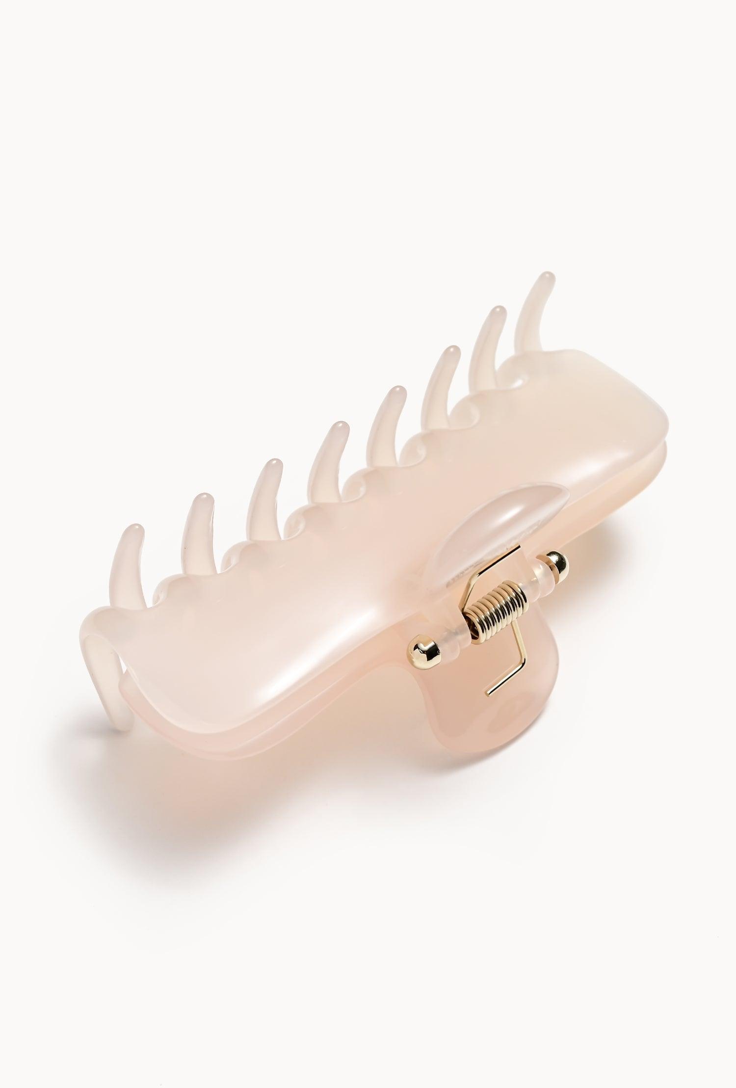 No. 4 Claw Clip in Pink Champagne bio-acetate go-to essentials undo hair claw big sale designer tortoise shell hair claw clip durable pink butterfly flat online wholesale hair pin hair accessories french barrettes for thick hair styles women. 