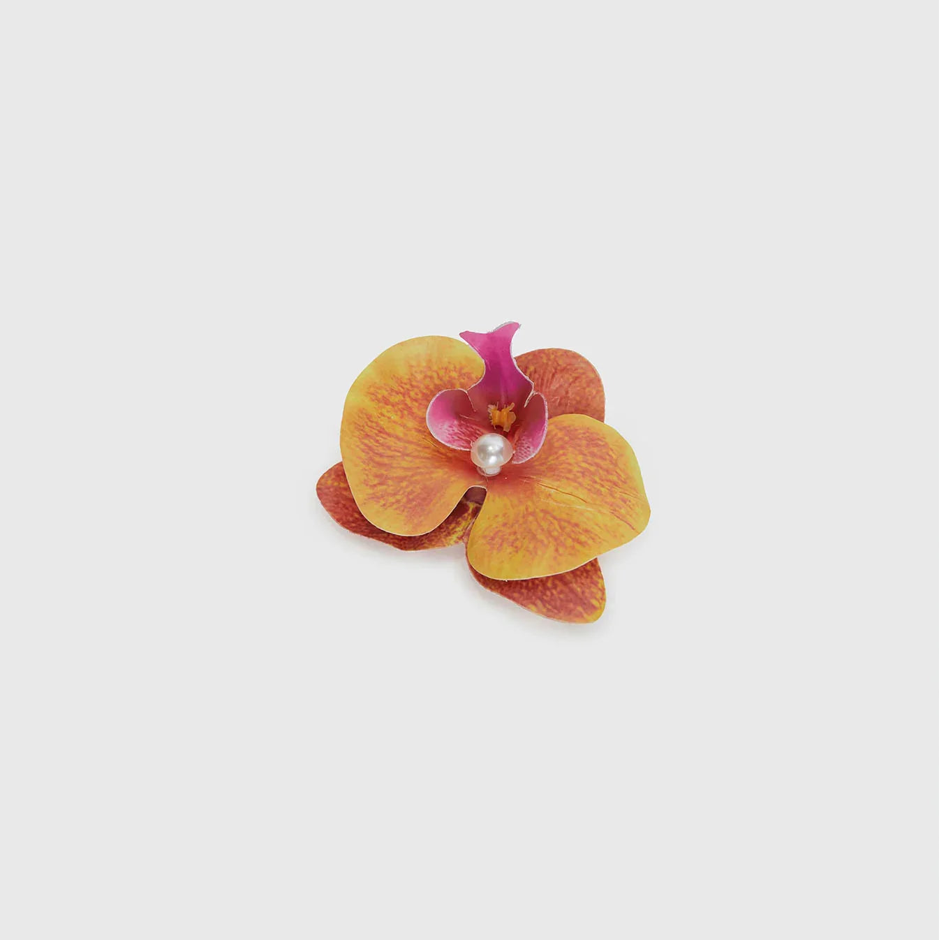 Azurah yellow flower hair clip