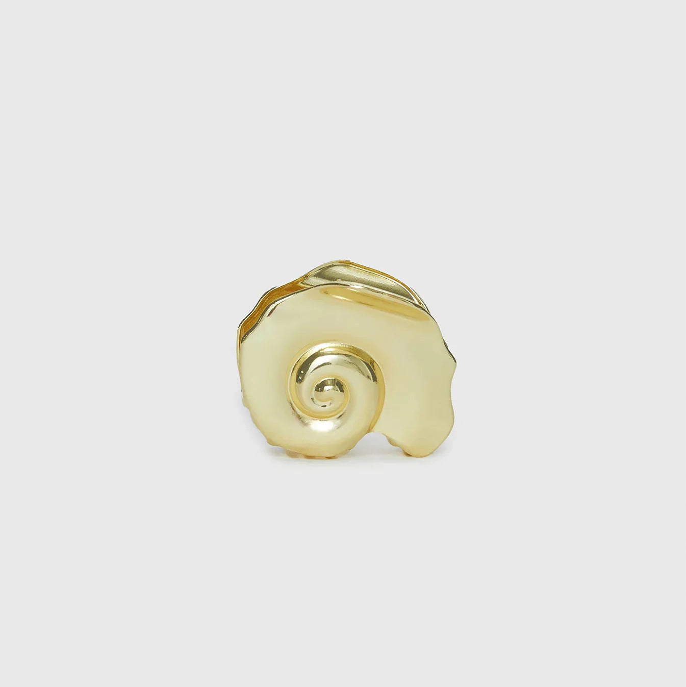 Sun will rise Spiral gold hair clip