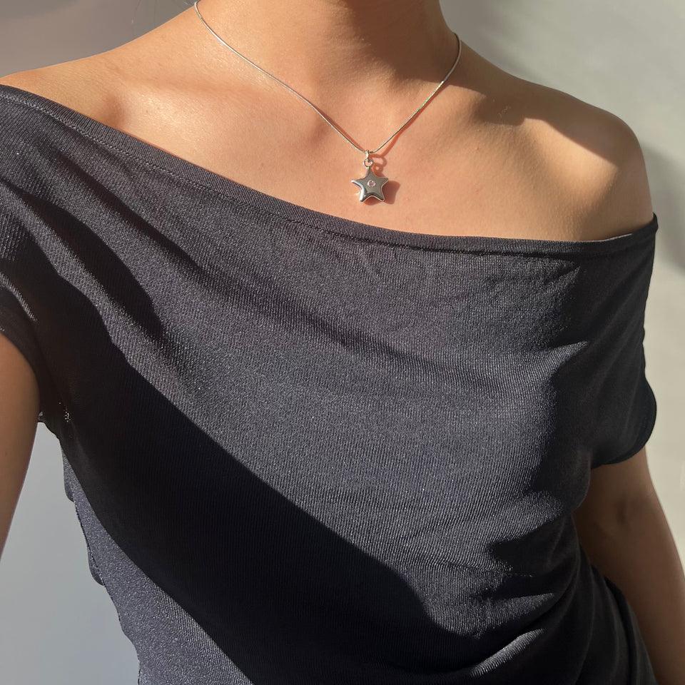 Luna Pink Star Necklace