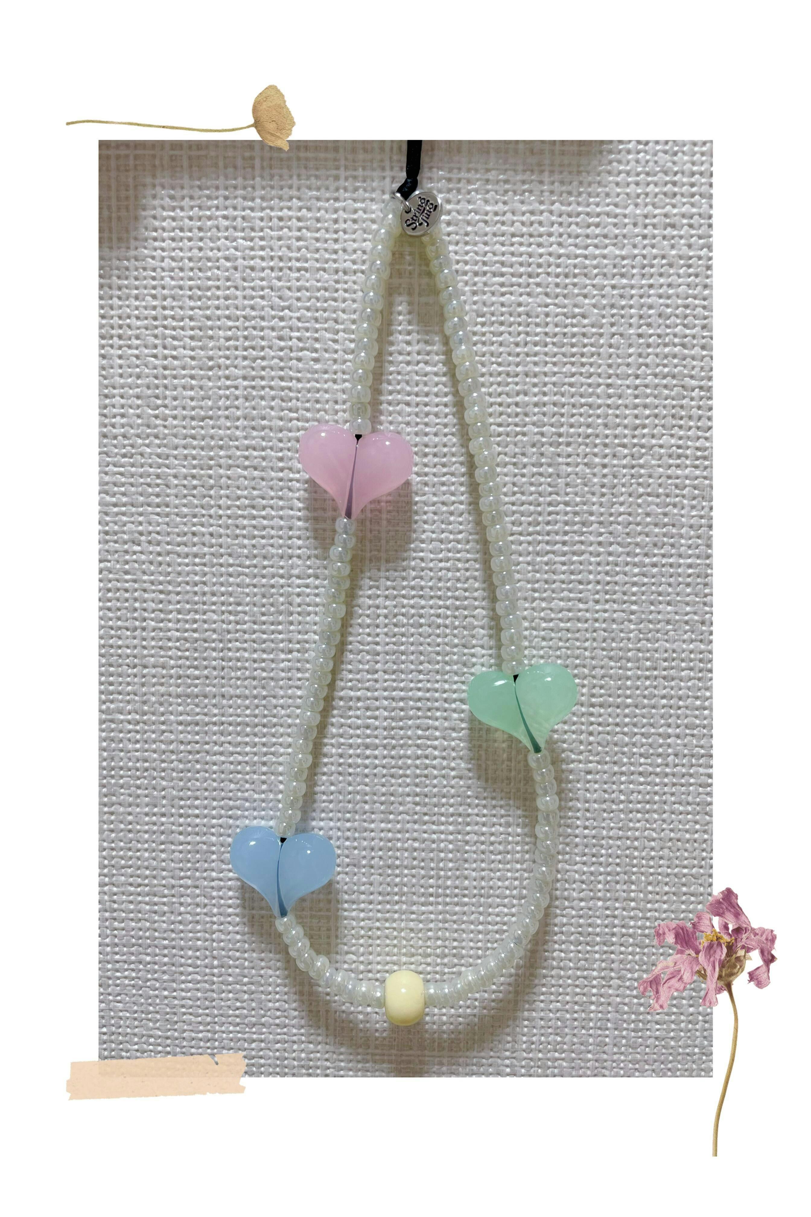 Icing On The Cake Love Heart Wristlet Phone Strap Stringting sale phone charm crafted with high-quality colorful beads—perfect for accessorizing phones with a minimalist, stylish touch. A must-have essential and a thoughtful gift idea for women.