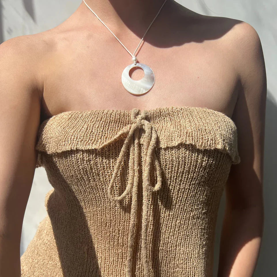 Kailani Circle Shell Necklace