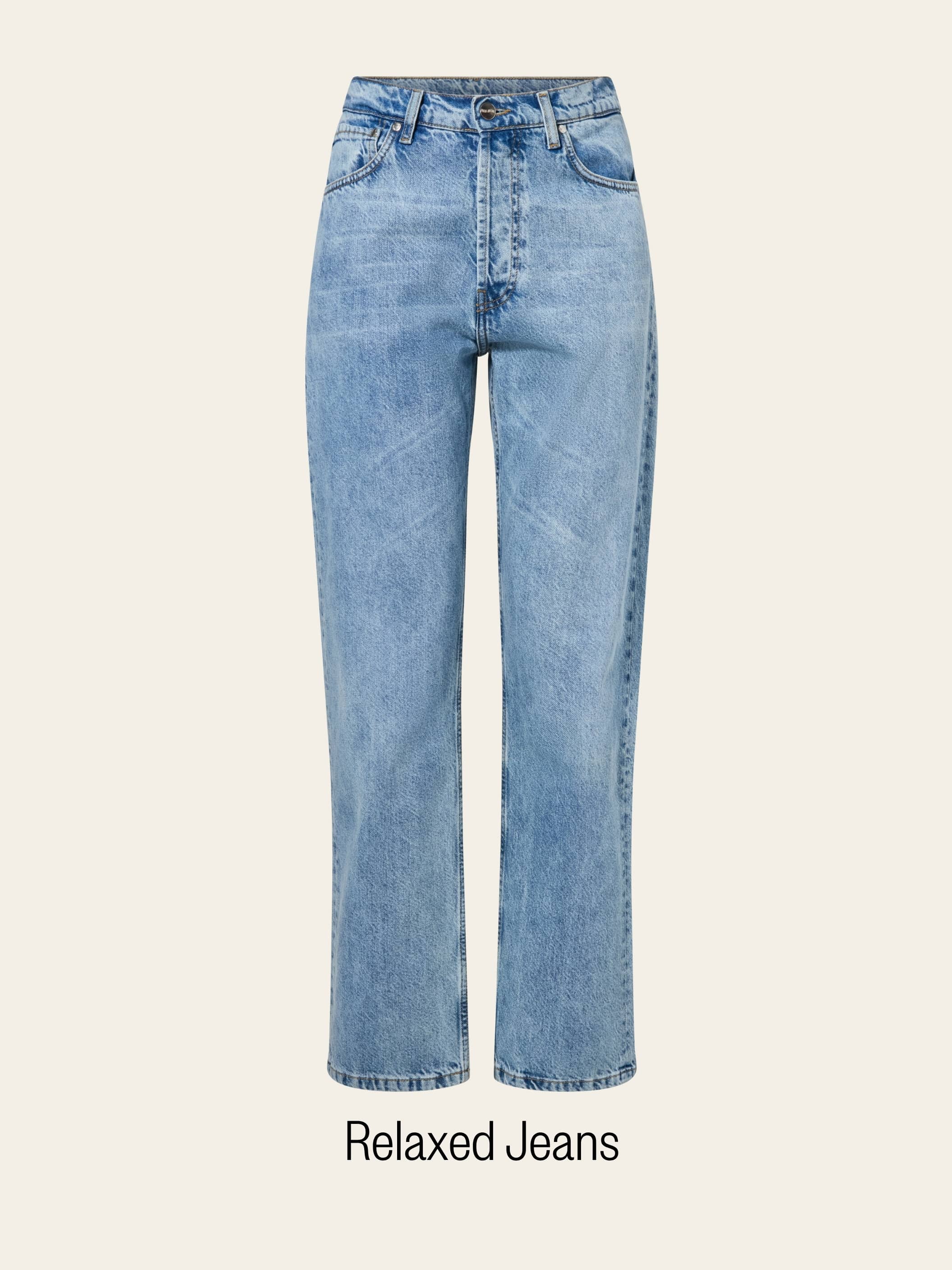 Relaxed Jeans Washed Blue