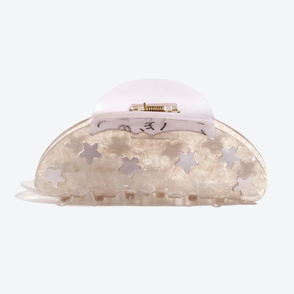 cute bio-acetate winona irene big sale designer tortoise shell hair claw clip durable pink butterfly flat online wholesale hair pin hair accessories french barrettes for thick hair styles women.