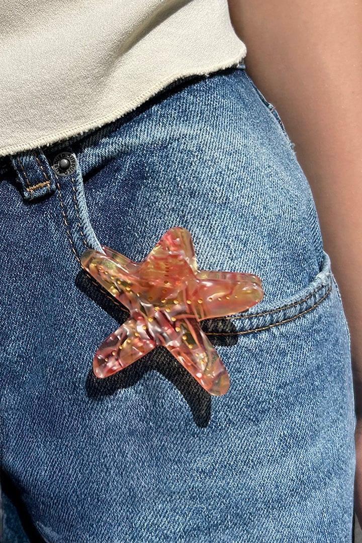 Starfish & Mini Octopus Hair Clip