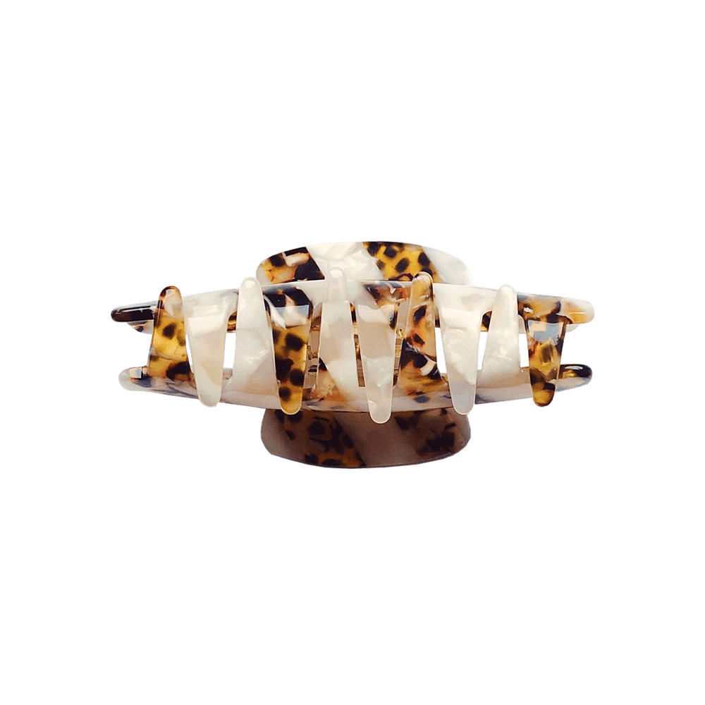 Monstone Leopard high quality tort sale cute bio-acetate large lora tortoise shell hair claw clip cute hair styles flat online wholesale hair claw clips french accessories for thick hair women.