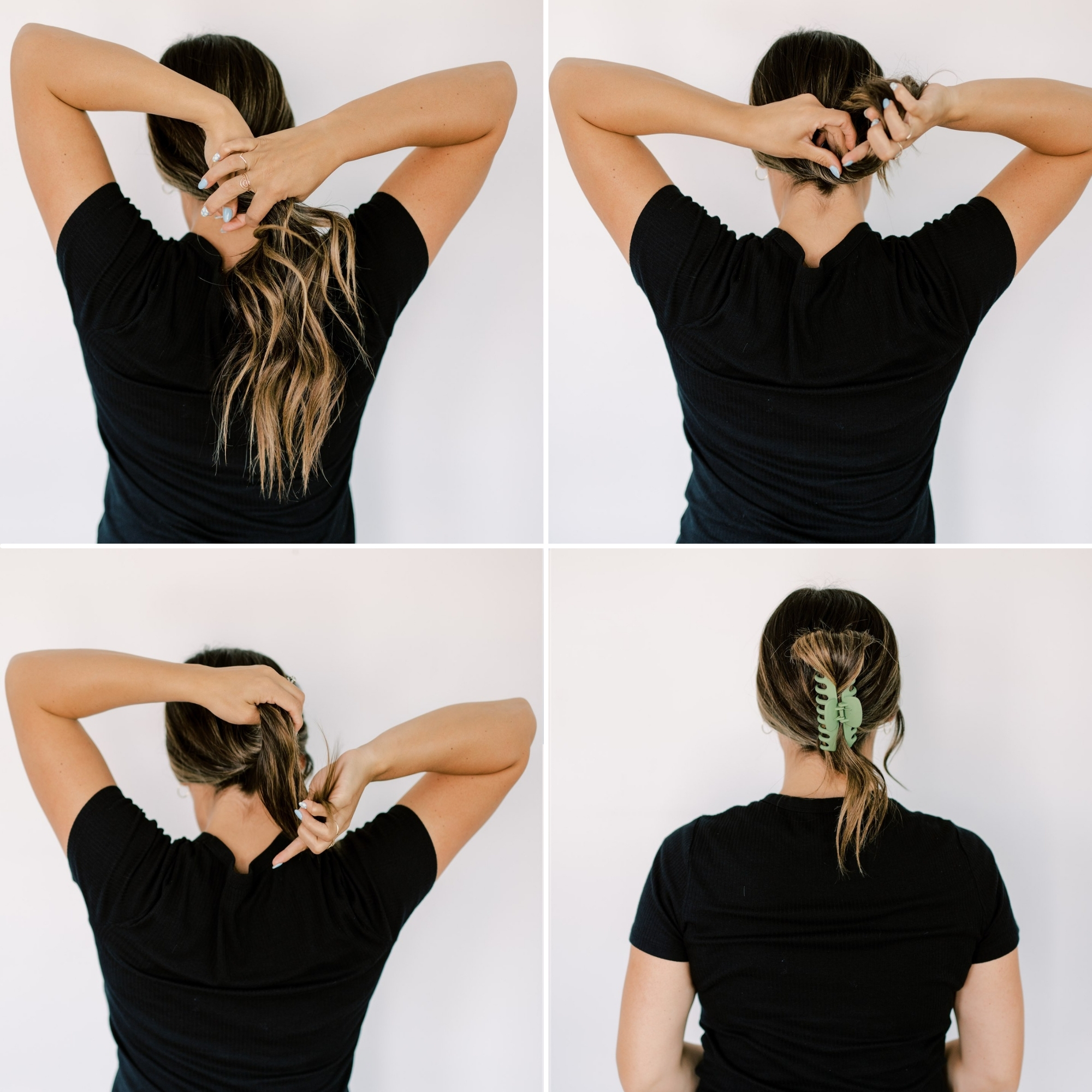 pull that hair back with a claw clip to be super trendy.