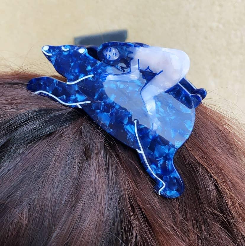 Girl and Bear Jennie inspired cute bio-acetate large big sale tortoise shell hair claw clip cute butterfly flat online wholesale hair pin hair accessories french barrettes for thick hair styles women.