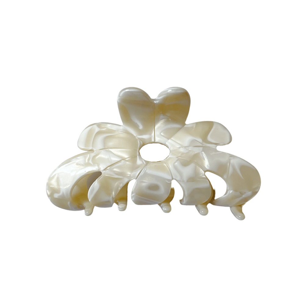 Butter Pearl flower tortware sale cute bio-acetate large lora big sale tortoise shell hair claw clip cute hair styles flat online wholesale hair pin hair accessories french barrettes for thick hair styles women.