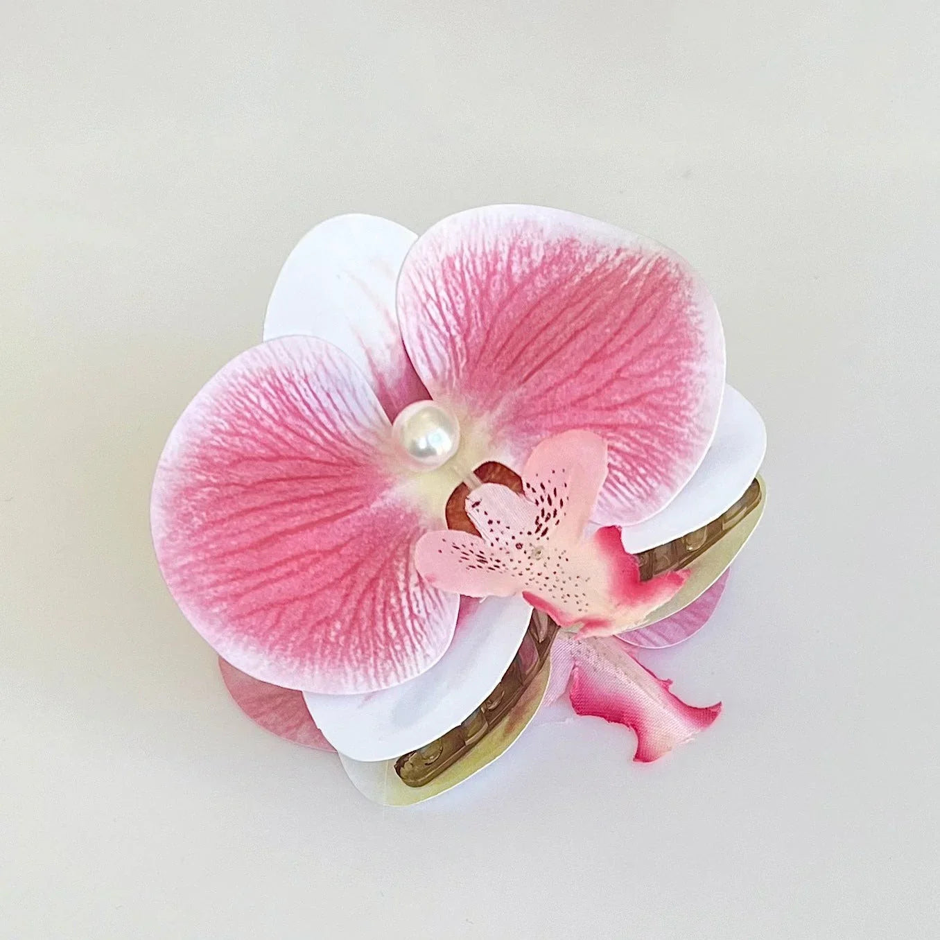 Petal Pink Orchid Claw Clip