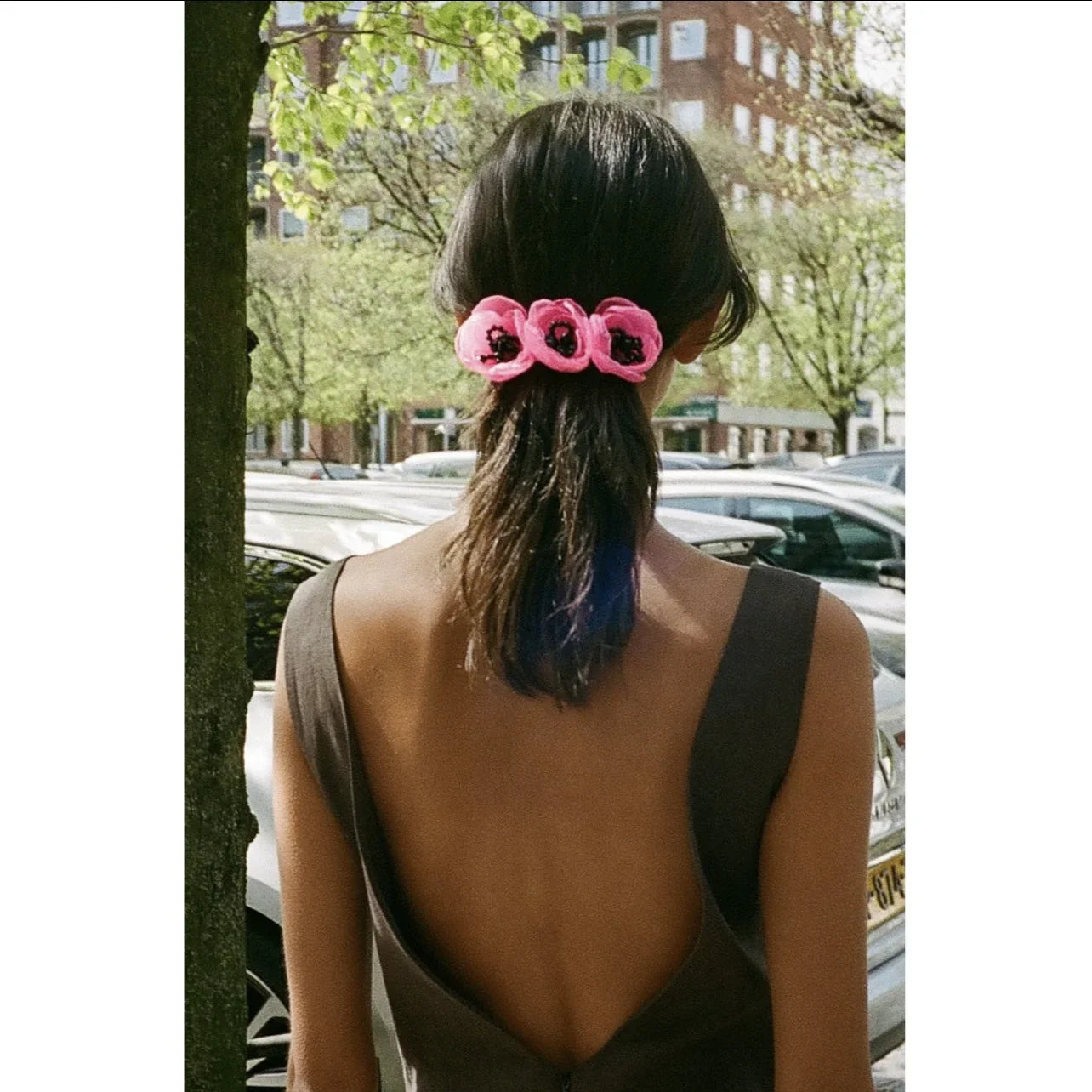 Poppy Barette Clip - Pink