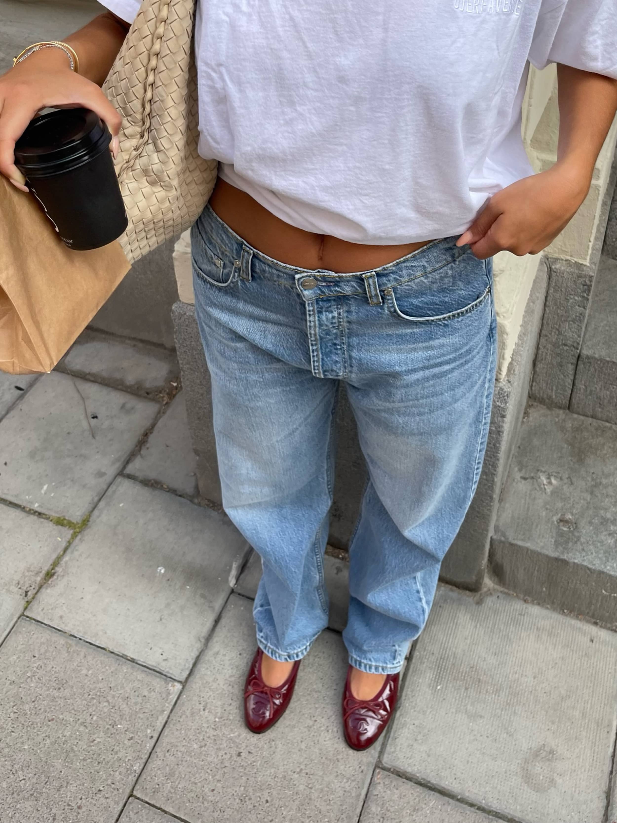 Relaxed Jeans Washed Blue