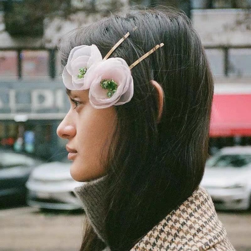 Poppy Bobby Pin - oyster