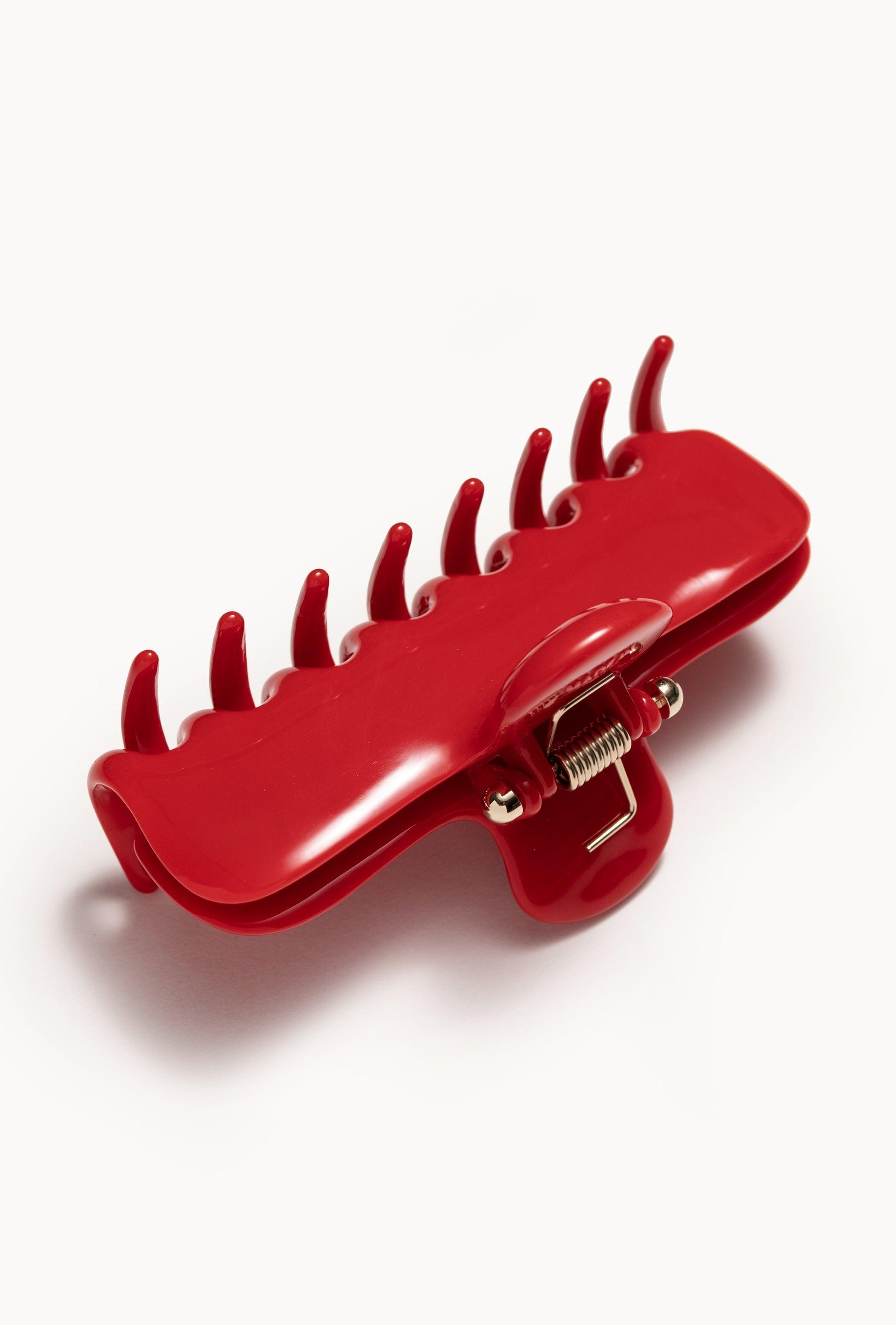 No. 4 Claw Clip Red Rosso bio-acetate go-to essentials undo hair claw big sale designer tortoise shell hair claw clip durable pink butterfly flat online wholesale hair pin hair accessories french barrettes for thick hair styles women. 