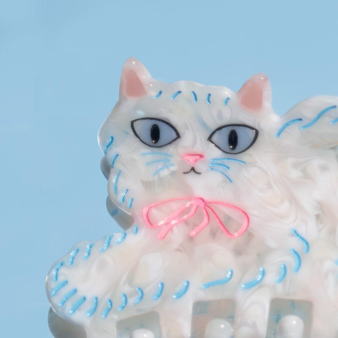 Pretty Kitty cute bio-acetate winona irene big sale designer tortoise shell hair claw clip durable pink butterfly flat online wholesale hair pin hair accessories french barrettes for thick hair styles women.