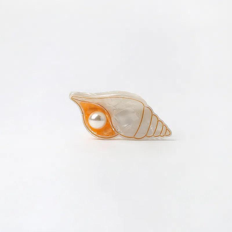 Sea snail hair claw clips
