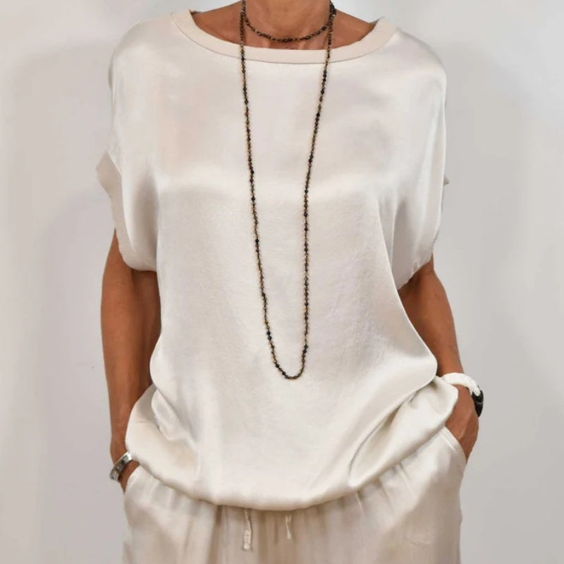 Women's Casual Loose Solid Color Suit