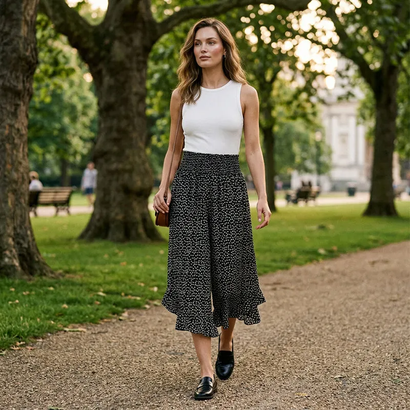 Women’s Flowy High Waist Wide-Leg Pants – Slimming, Comfy & Chic
