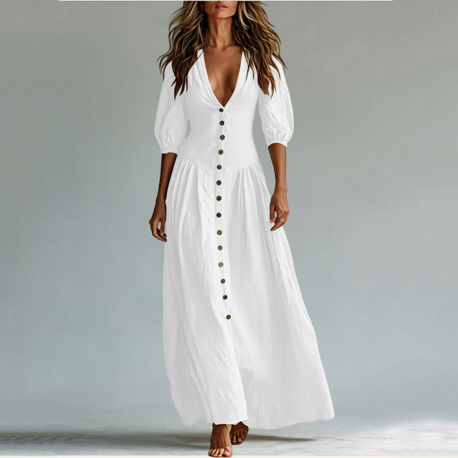 Women's Bohemian Vacation-style Dress