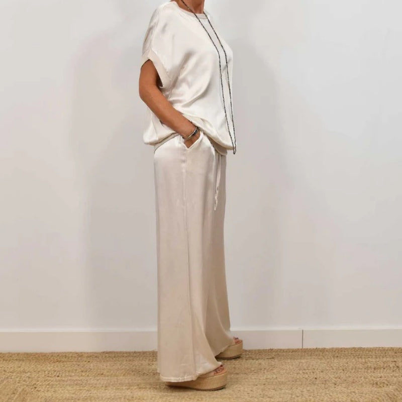 Women's Casual Loose Solid Color Suit
