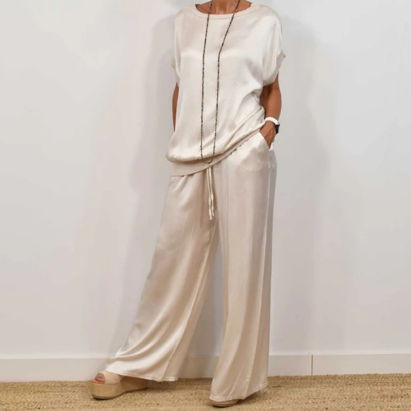 Women's Casual Loose Solid Color Suit