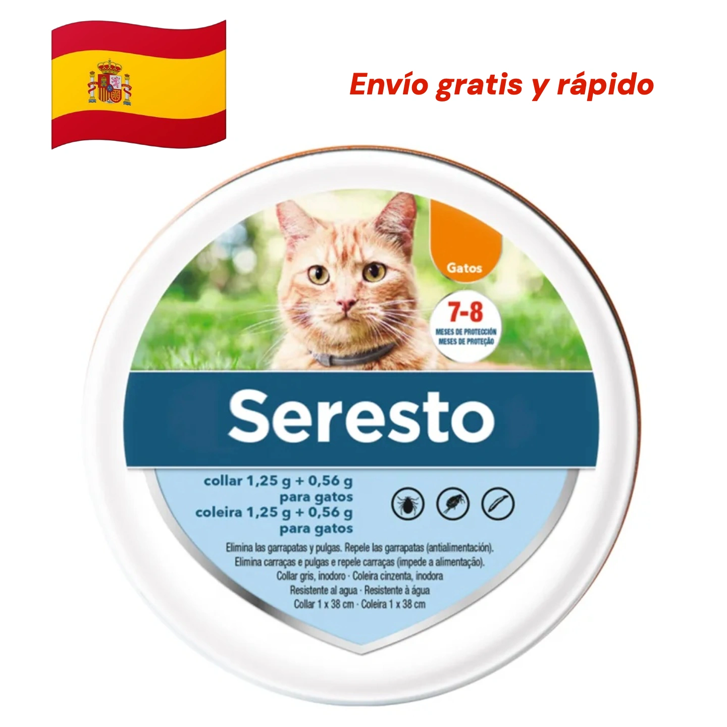 CollarSeresto Antiparasitario para Gatos