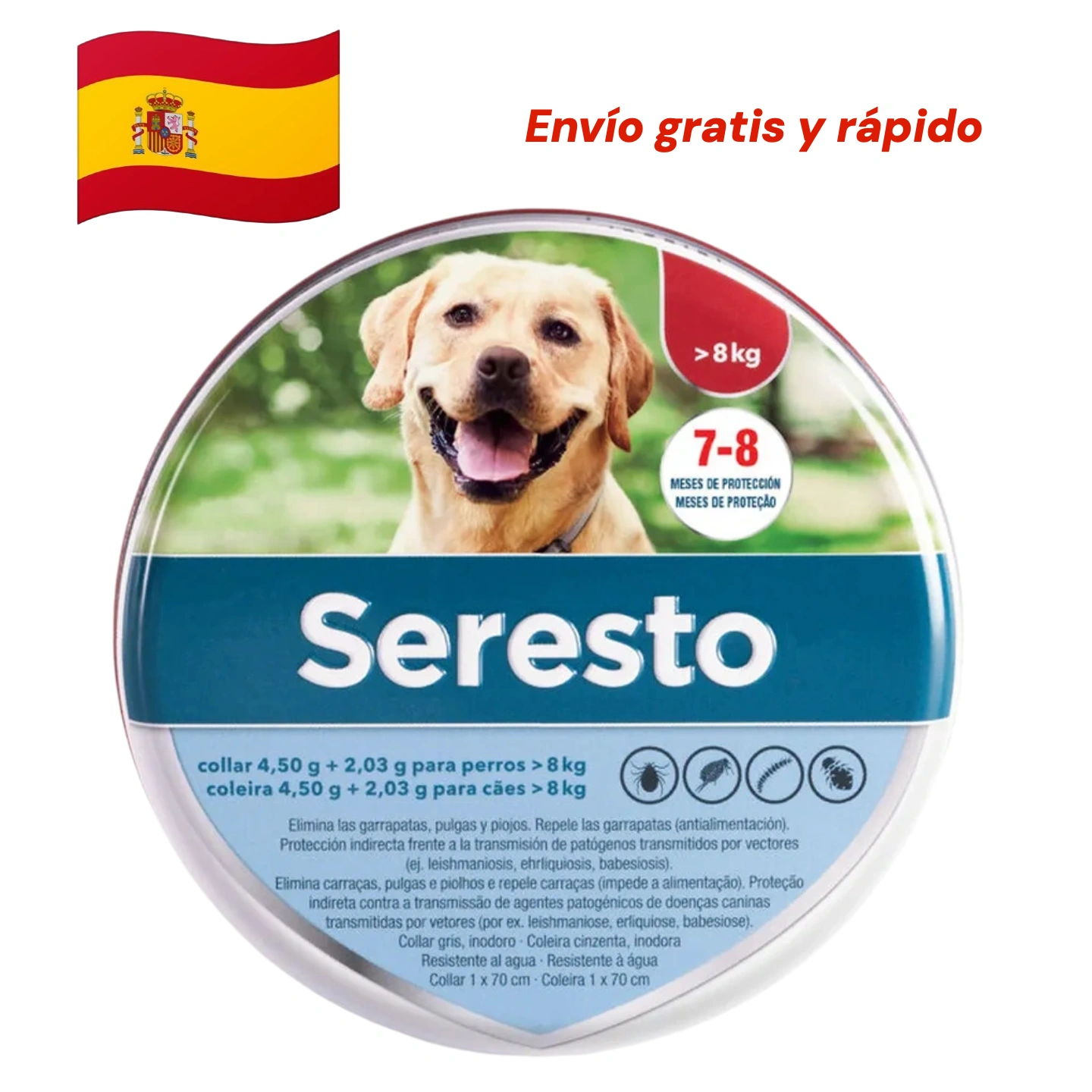 CollarSeresto Antiparasitario para perros