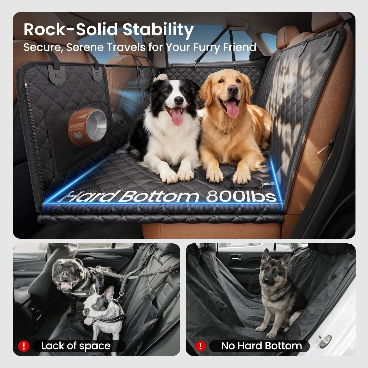 Pettami | Dog Car Seat Cover