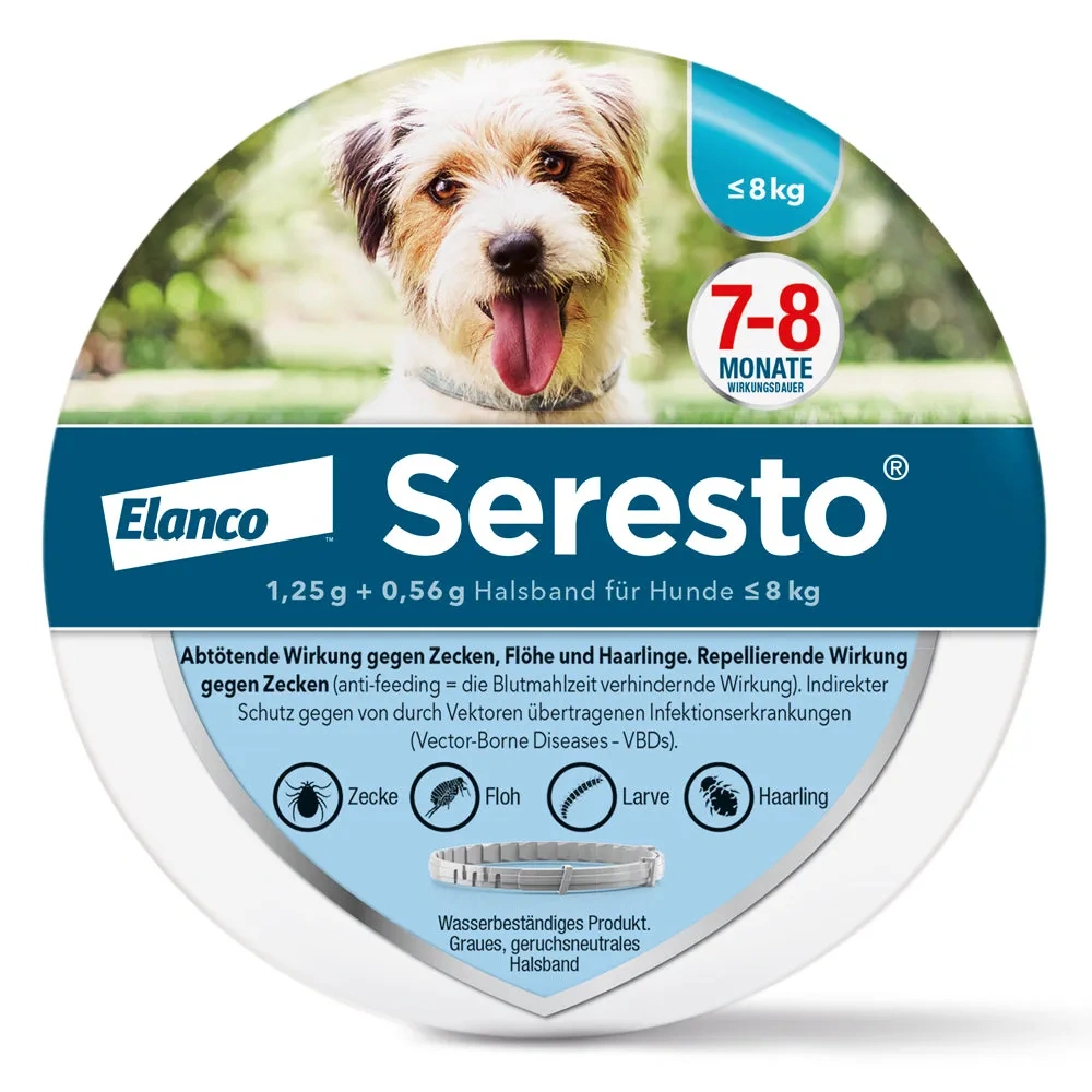 SerestoHalsband für kleine Hunde | bis 8 kg