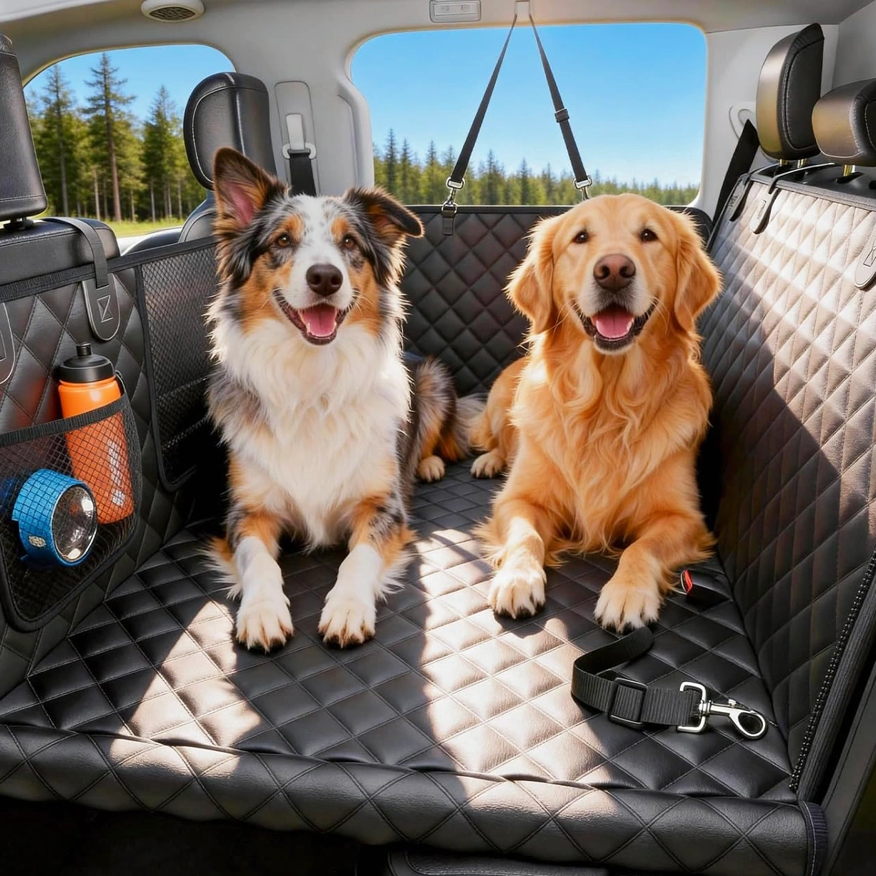 Pettami | Dog Car Seat Cover