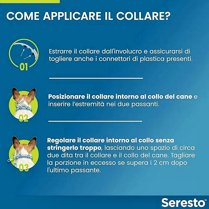 Collare Antiparassitario per Cani | Protezione Prolungata 8 Mesi