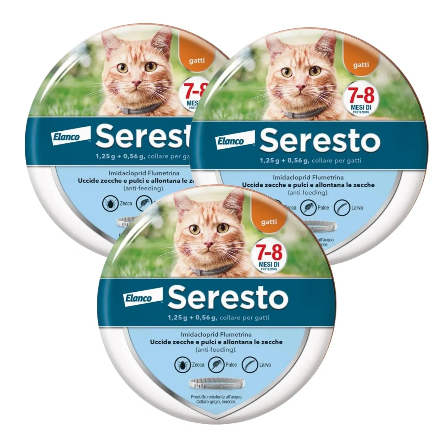 Collare Antiparassitario per Gatti: 8 Mesi di Protezione Efficace da Pulci e Zecche.