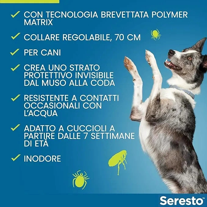Collare Antiparassitario per Cani | Protezione Prolungata 8 Mesi
