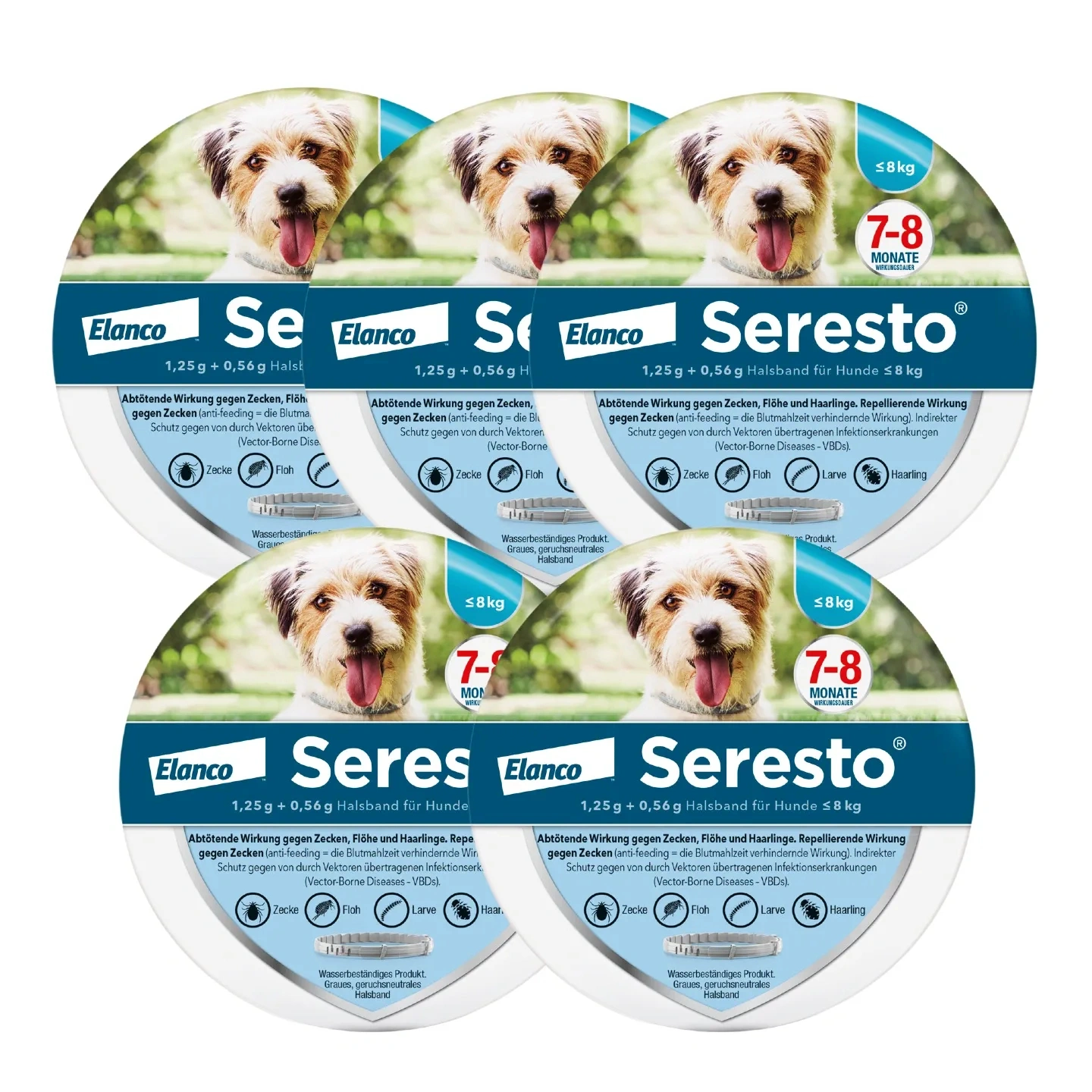 SerestoHalsband für kleine Hunde | bis 8 kg