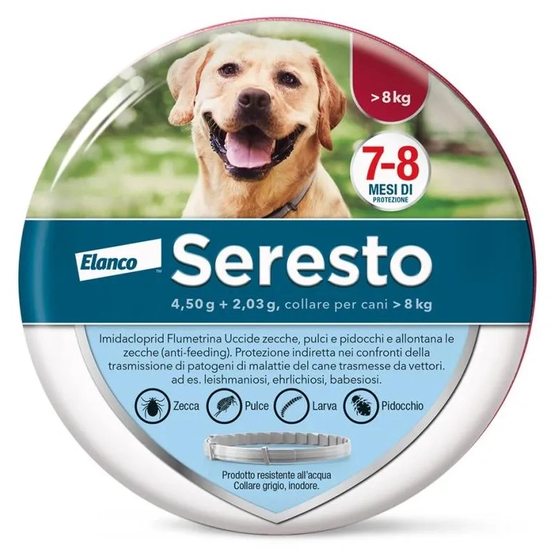 Collare Antiparassitario per Cani | Protezione Prolungata 8 Mesi