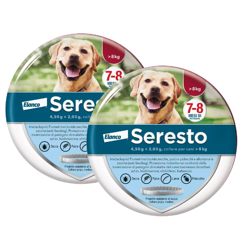 Collare Antiparassitario per Cani | Protezione Prolungata 8 Mesi