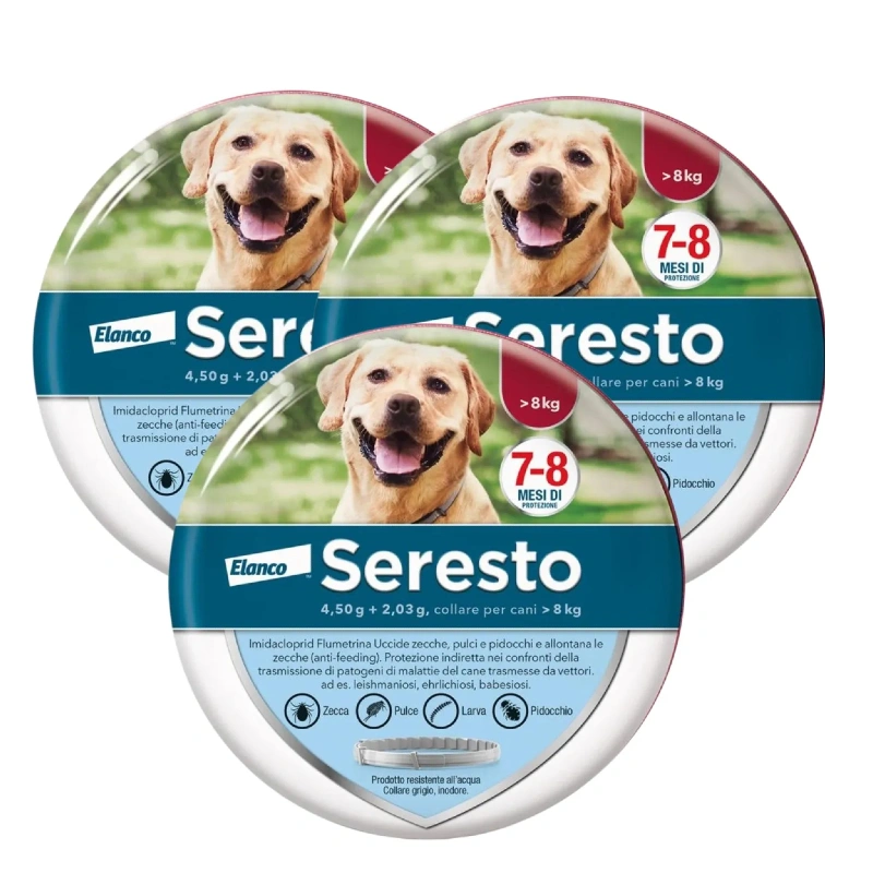 Collare Antiparassitario per Cani | Protezione Prolungata 8 Mesi