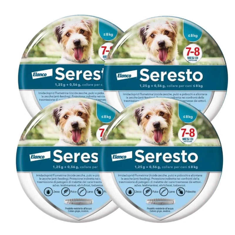 Collare Antiparassitario per Cani | Protezione Prolungata 8 Mesi
