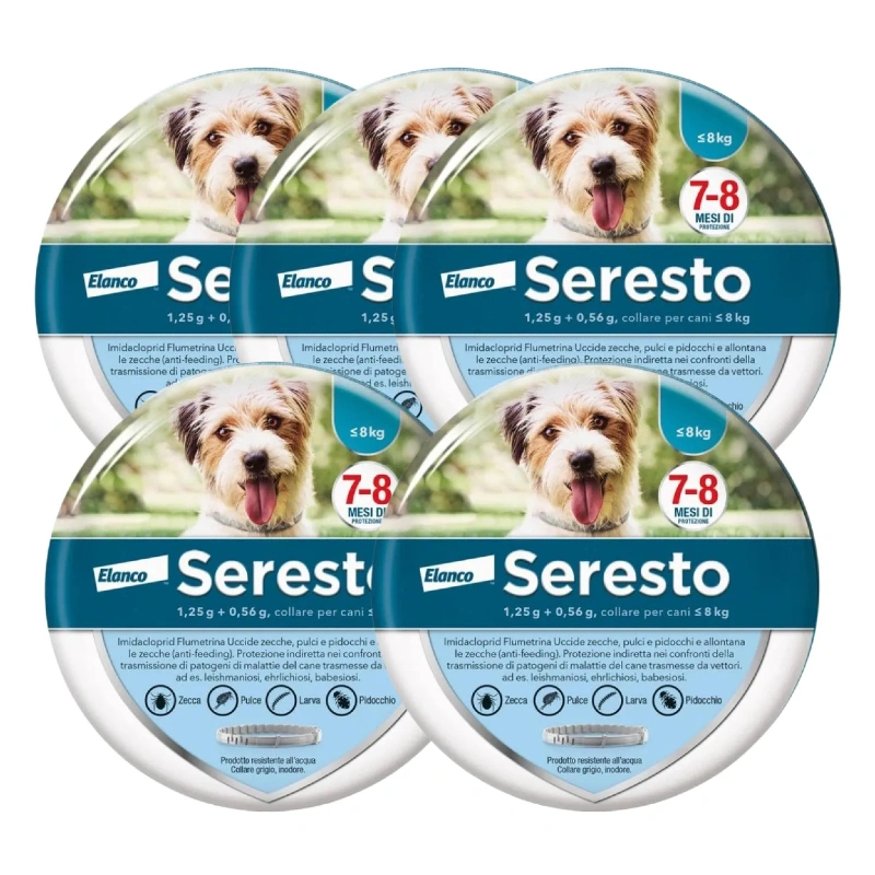 Collare Antiparassitario per Cani | Protezione Prolungata 8 Mesi