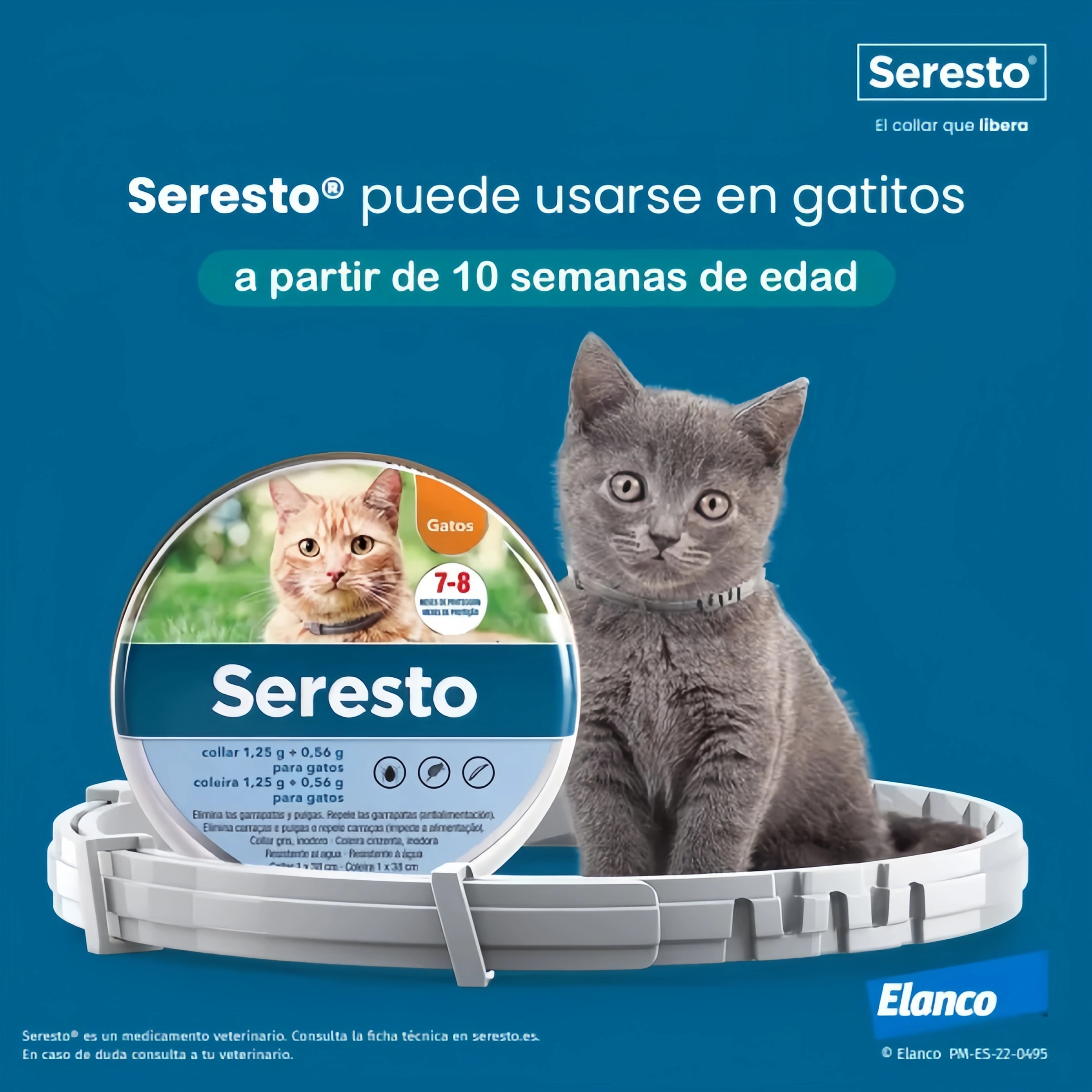 CollarSeresto Antiparasitario para Gatos