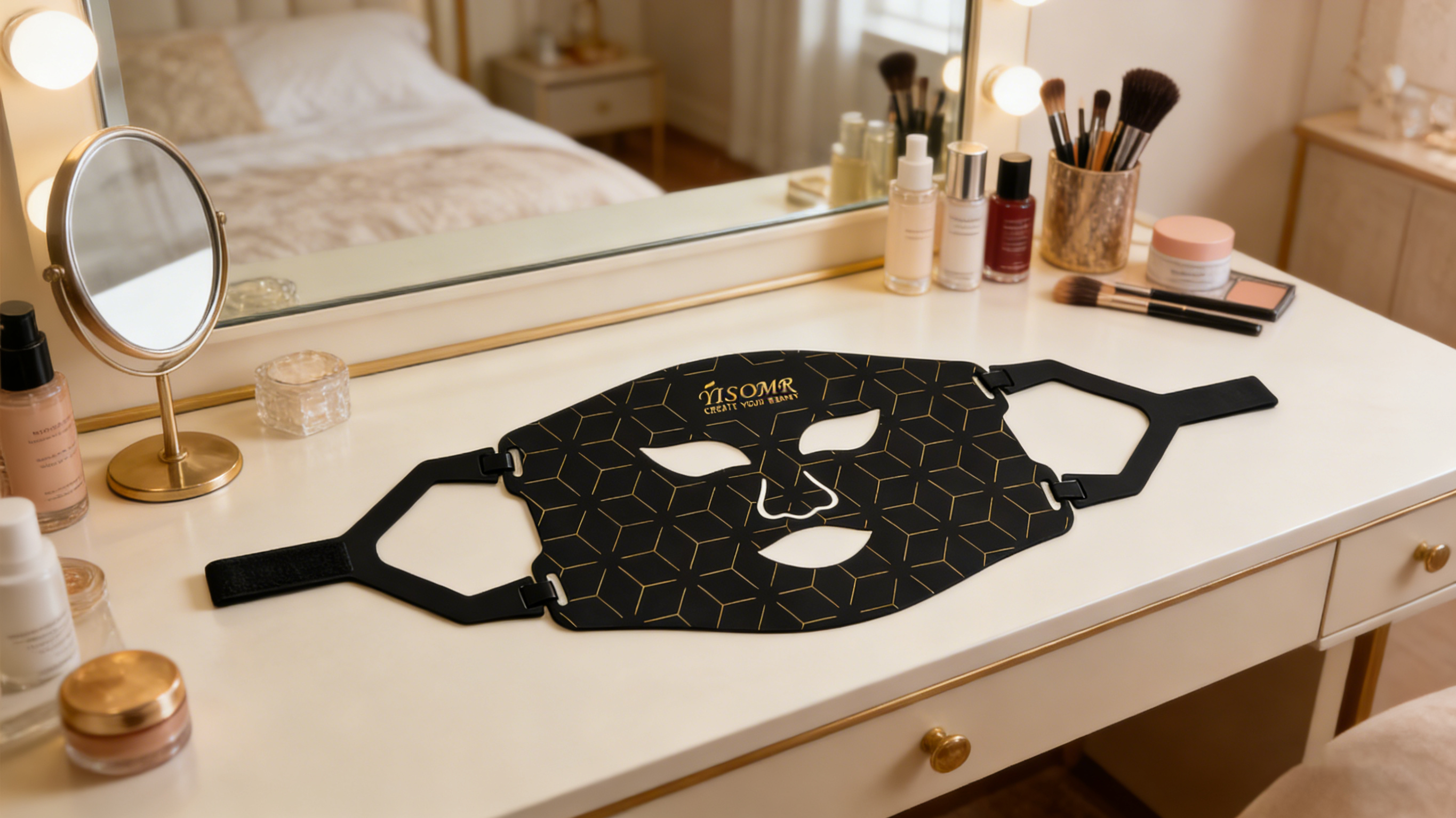 YISOMR Advanced LED Facial Mask: Enhance Collagen & Skin Clarity