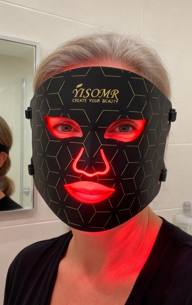 YISOMR Advanced LED Facial Mask: Enhance Collagen & Skin Clarity