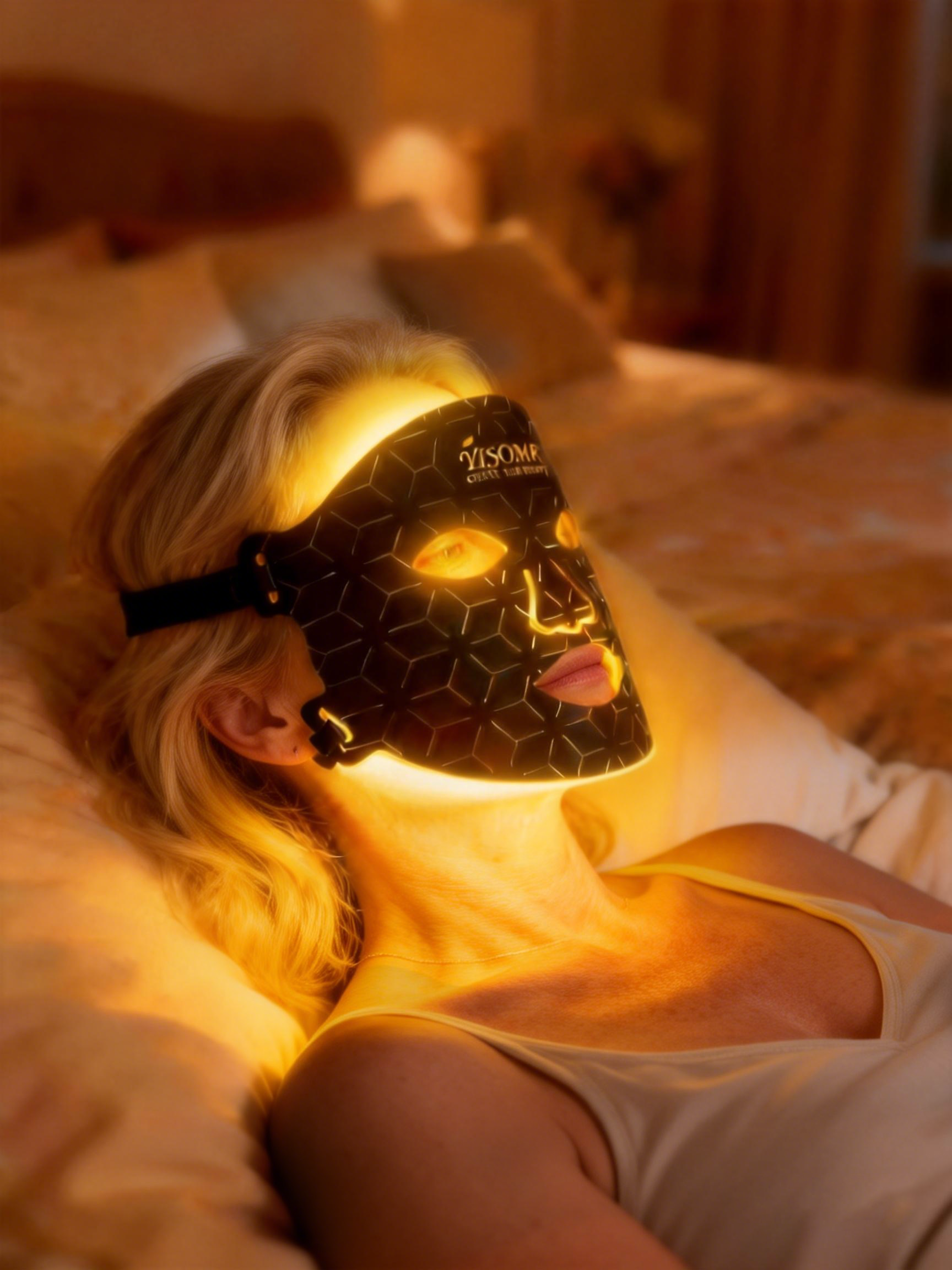 YISOMR Advanced LED Facial Mask: Enhance Collagen & Skin Clarity