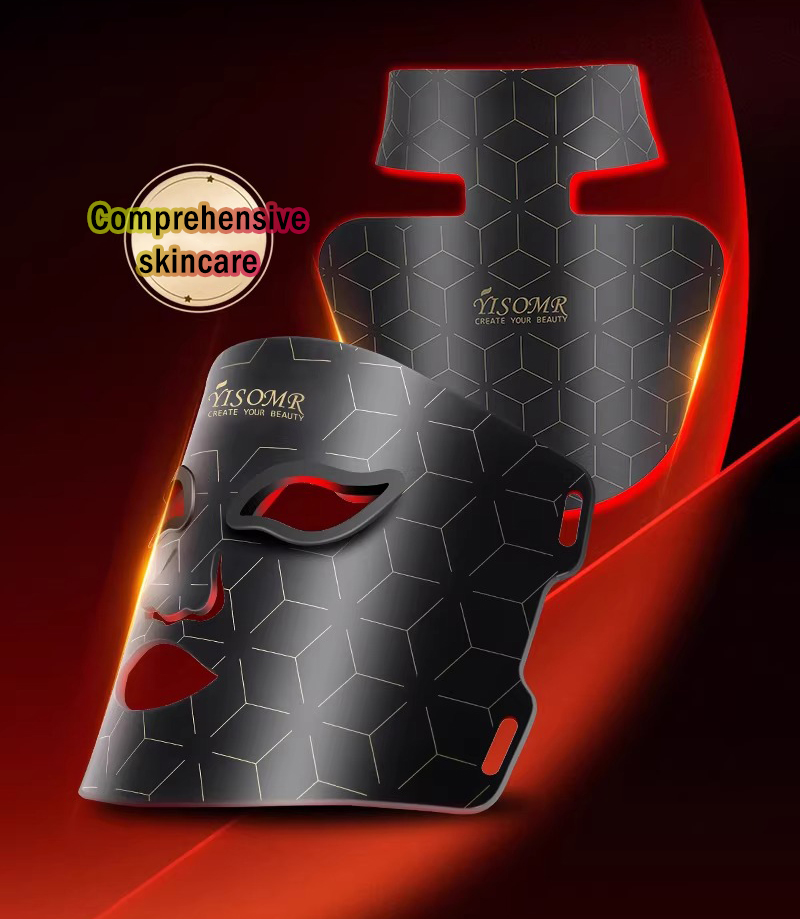 YISOMR Advanced LED Facial Mask: Enhance Collagen & Skin Clarity