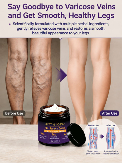 This Swiss Biotin & Peptide 10-in-1 Rejuvenating Cream deeply repairs acne-prone skin, redness, deep wrinkles, and dark spots in just 7 days, restoring firm, smooth, and youthful-looking skin.