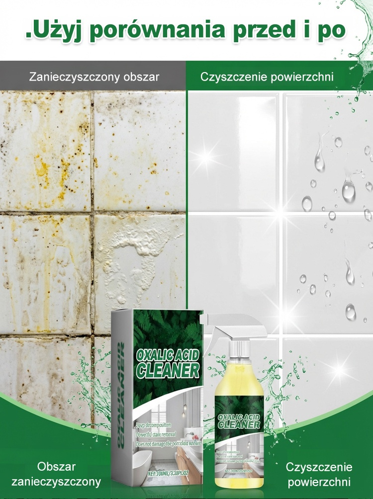 NIEMIECKI ŚRODEK Z KWASEM SZCZAWIOWYM! Usuwa Kamień w 5 Sekund Bez Spłukiwania – KUP 1 DOSTAŃ 1 GRATIS TYLKO DZIŚ!