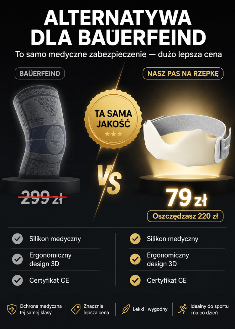 Bioniczna Opaska Kolanowa 3D – 70% Amortyzacji i Ulga w Bólu w 7 Dni. -50% OFF do Północy!