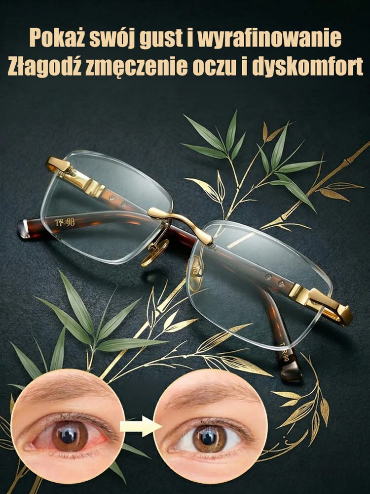 Ręcznie Robione Okulary Progresywne z Naturalnego Kryształu! Koniec ze Zmianą Okularów – Ostatnie Sztuki! 🚨
