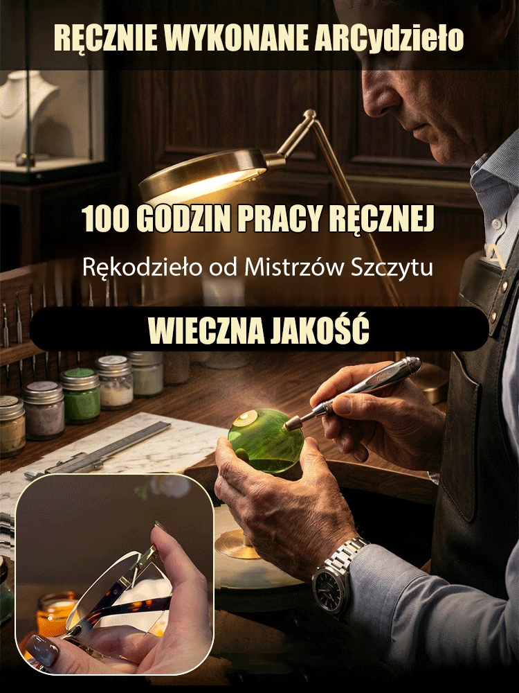 Ręcznie Robione Okulary Progresywne z Naturalnego Kryształu! Koniec ze Zmianą Okularów – Ostatnie Sztuki! 🚨