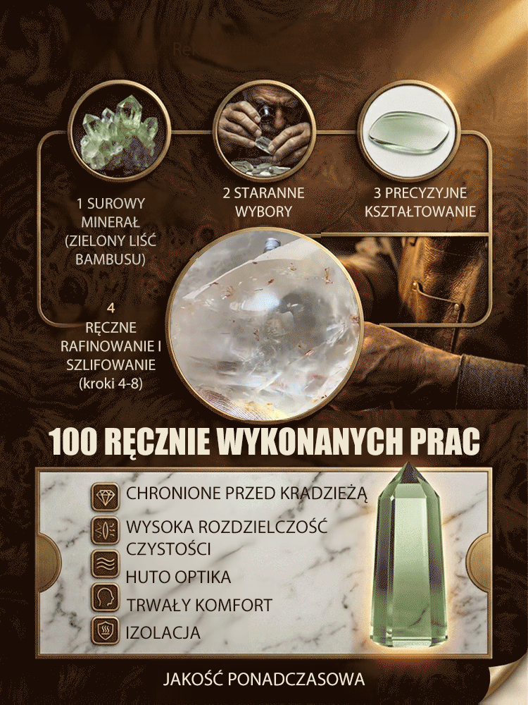 Ręcznie Robione Okulary Progresywne z Naturalnego Kryształu! Koniec ze Zmianą Okularów – Ostatnie Sztuki! 🚨